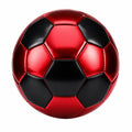 Pallone da Calcio Professionale Rosso e Nero