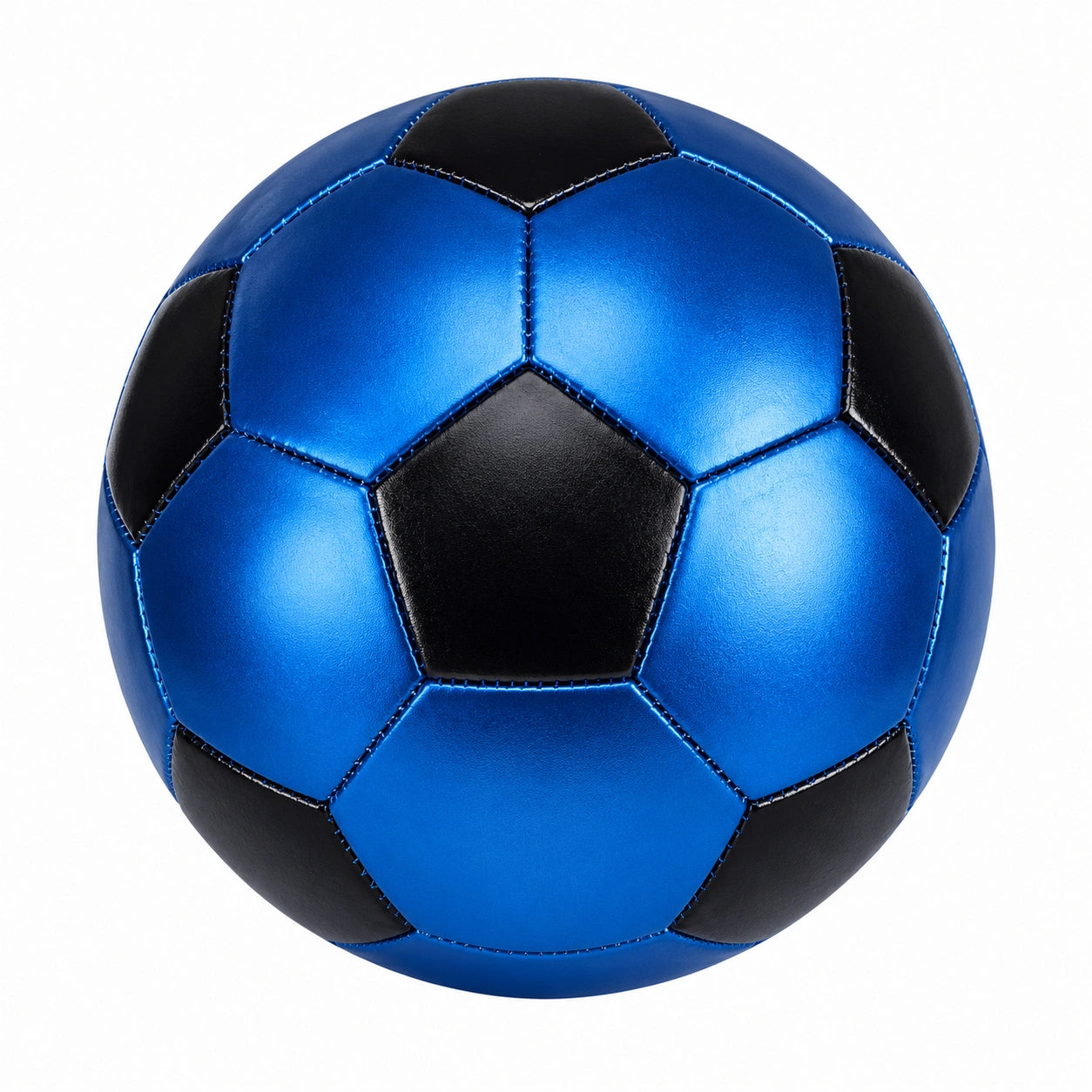 Pallone da Calcio Blu e Nero
