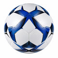 Pallone da Calcio Taglia 5 Bianco e Blu con 32 Pannelli