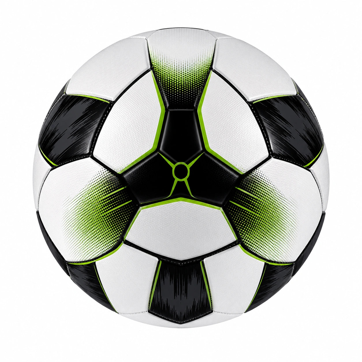Pallone da Calcio Allenamento 32 Pannelli Verde/Nero/Bianco